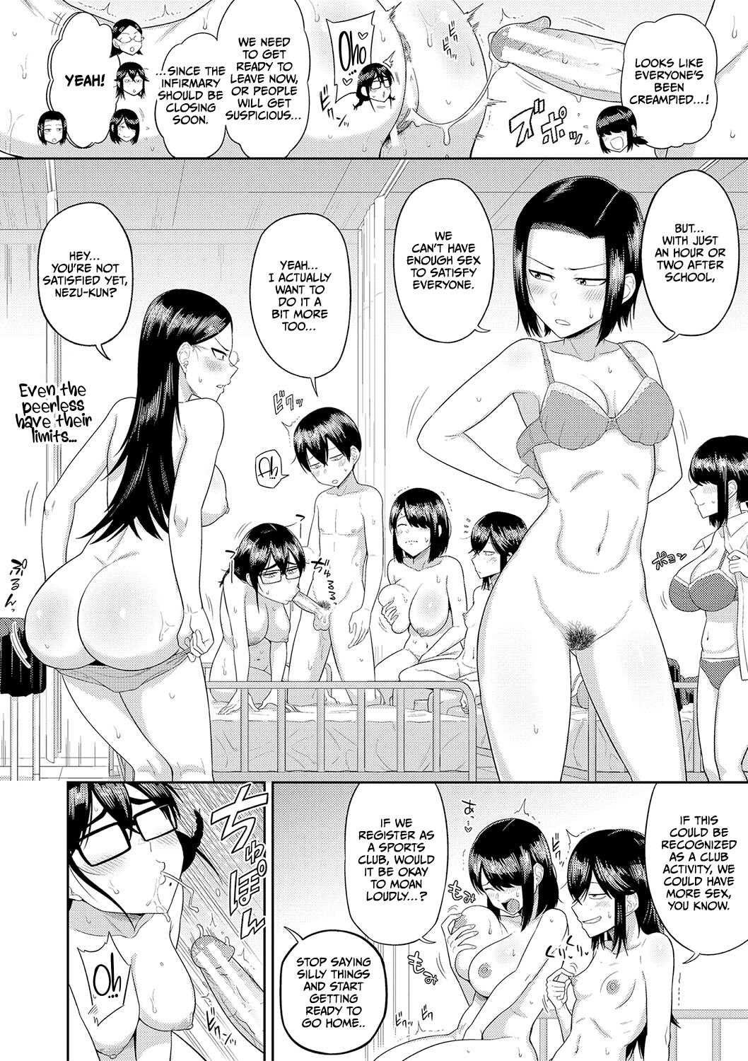 Hentai Manga Comic-Harem life on a deserted island with dirty girls who are curious about sex-Read-110